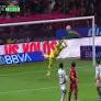 ¡Don Camilo Vargas! ¡Enferma atajada del arquero rojinegro!