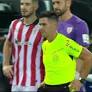 Dani Vivian gets sent off vs. Valencia
