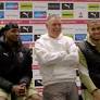 Bazunu and Aribo share the joy with men's mental health group