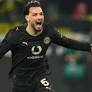 Ramy Bensebaini's penalty completes comeback for Dortmund