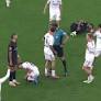 Robert Andrich receives a Red Cards vs. Eintracht Frankfurt