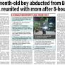 1st kid taken away, child-lifter suffered a miscarriage too