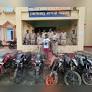 Eight stolen motorcycles recovered