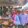Malda: CPI(M) Candidate Ambar Mitra Campaigns in Market Area #Gallery