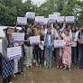 रावतपुरा सरकार यूनिवर्सिटी के खिलाफ NSUI का प्रदर्शन: स्टूडेंट बोली-पैरामेडिकल कोर्स के नाम पर ठगा गया, 6 स...