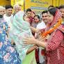 Malda: Sabina Yasmin Campaigns Door to Door in Alinagar #Gallery