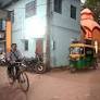 Auto stand two kilometres away epicentre of high-rise hooliganism