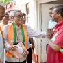 Kolkata: Swapan Dasgupta Campaigns for BJP in Rashbehari #Gallery