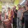 Howrah: Rudranil Ghosh plays dhak during campaign #Gallery