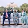 President Asif Ali Zardari in a meeting with Sheikh Mohammed bin Rashid Al Maktoum, Vice President and Prime Minister of the United Arab Emirates and Ruler of Dubai.