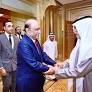 President Asif Ali Zardari shaking hands with H.E. Sheikh Nahyan bin Mubarak Al Nahyan, UAE Minister of Tolerance and Coexistence.