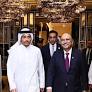 President Asif Ali Zardari, with the Prime Minister and Foreign Minister of Qatar, H. E. Sheikh Mohammed bin Abdulrahman bin Jassim Al Thani