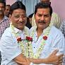 Birbhum: TMC Candidates Kajal Sheikh and Naresh Chandra Bauri Congratulate Each Other #Gallery