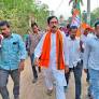 Dilip Kumar Ghosh campaigns door to door in Bolpur #Gallery