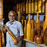 This Coimbatore carpenter handcrafts wooden clubbells, known as ‘karlakattai’