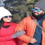 Television actress Rithika Tamilselvi enjoys a vacation with husband Vinu