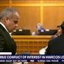 Suspended Sheriff Marcos Lopez in court in illegal gambling case