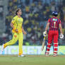 SIX AND OUT! Spencer Johnson uproots the middle stump
