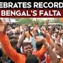 Video | WB Falta Results | BJP Celebrates Debangshu Panda's Record Victory In Former TMC Bastion Of Falta