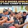 Eggs and shoes hurled at Naihati Chairman's son Avijit Chatterjee at court