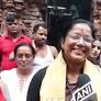 BJP candidates seek blessings before West Bengal election results