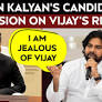 Video | CM Vijay News | "I'm Jealous Of Vijay": Pawan Kalyan Quips He Roamed Streets For 15 Years