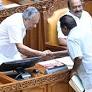 Swearing-in ceremony in Kerala Assembly presents interesting moments as T.K. Govindan and V. Kunhikrishnan take oath