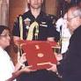 Retired head nurse conferred with Florence Nightingale Award