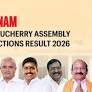 Yanam (Puducherry) Assembly Election Result 2026: Malladi Krishna Rao of All India N.R. Congress Wins