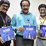 Somanath releases coffee-table book on ISRO brought out by The Hindu