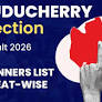 Puducherry Election Results 2026: Winners List and Seat-Wise Results Data