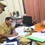 SSP evaluates facilities at police station
