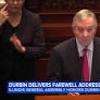 Retiring U.S. Senator Dick Durbin warns of deep divisions in farewell address to Illinois lawmakers