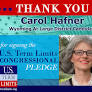 Carol Hafner Pledges Support for Term Limits on Congress