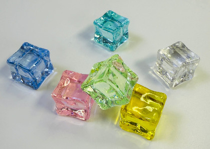 1. The Fairy Dew 8 bags Glowin Resin Fake Ice Cubes - Random ...