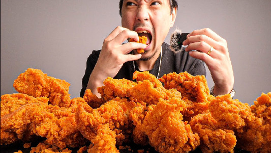 chicken so crunchy i had to try ASMR - YouTube