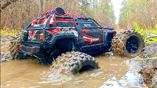 The UNSTOPPABLE RC Truck Got Stuck! Traxxas Summit DEBUT ...