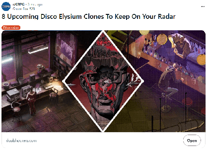 Games and media that imitate Disco Elysium are making themselves ...