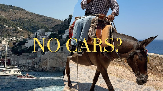 The Greek Island That Bans Cars… And It's Next to Athens? - YouTube