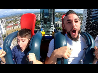 Theme Park Slingshot Ride Videos Funny Amusement Park ...