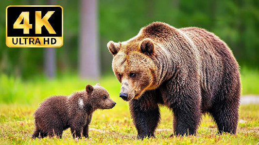 4K Nature's Poetry – Peaceful Animal Moments and Tranquil ...
