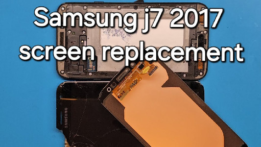 Samsung j7 2017 j730 screen replacement step by step voice guide ...