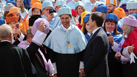 Rafael Nadal receives honorary doctorate from the University of ...