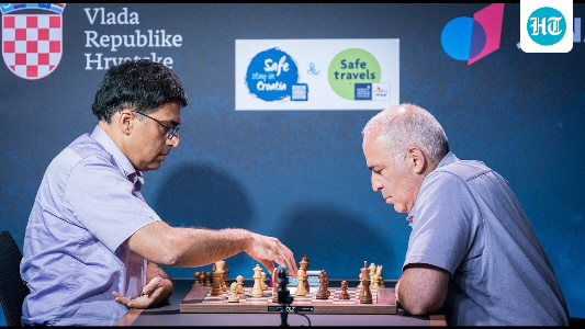 Viswanathan Anand and Garry Kasparov face off 30 years after ...