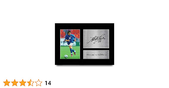 Photo Autographe Signée Alessandro Del Piero - Format A4 ...