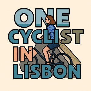 One Cyclist in Lisbon