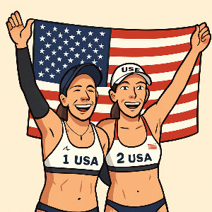 Winners Beach Volleyball