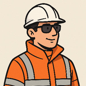Civil Engineer At Site.