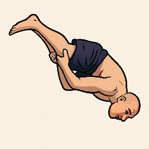 jump head first