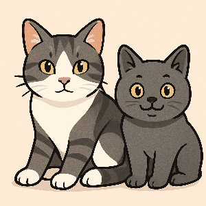 Fedya the Tuxedo Cat & catmom Natalia